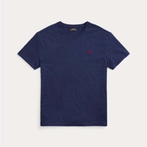 POLO Ralph Lauren Custom Slim Fit Navy Tee | Men’s Size Large - Picture 5 of 9
